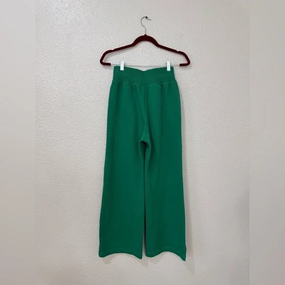 Nike green retro wide leg sweat pants Sz XS - Picture 5 of 9